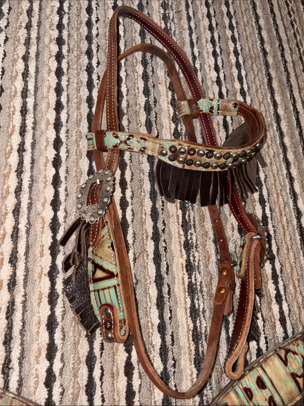 Breast Collar & Head Stall Set - Picture 3 of 10